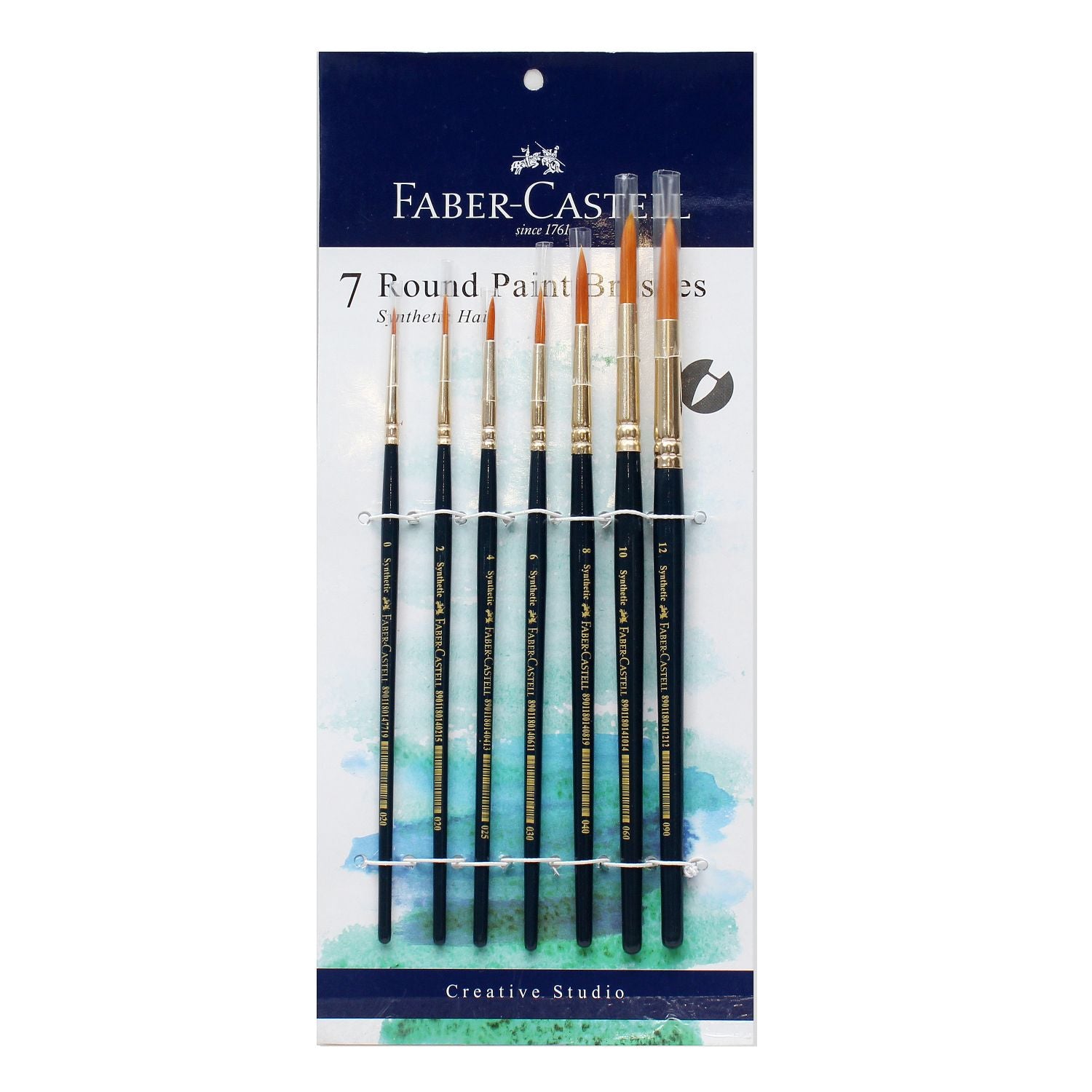 FABER-CASTELL 4 Paint Brushes (Flat) 