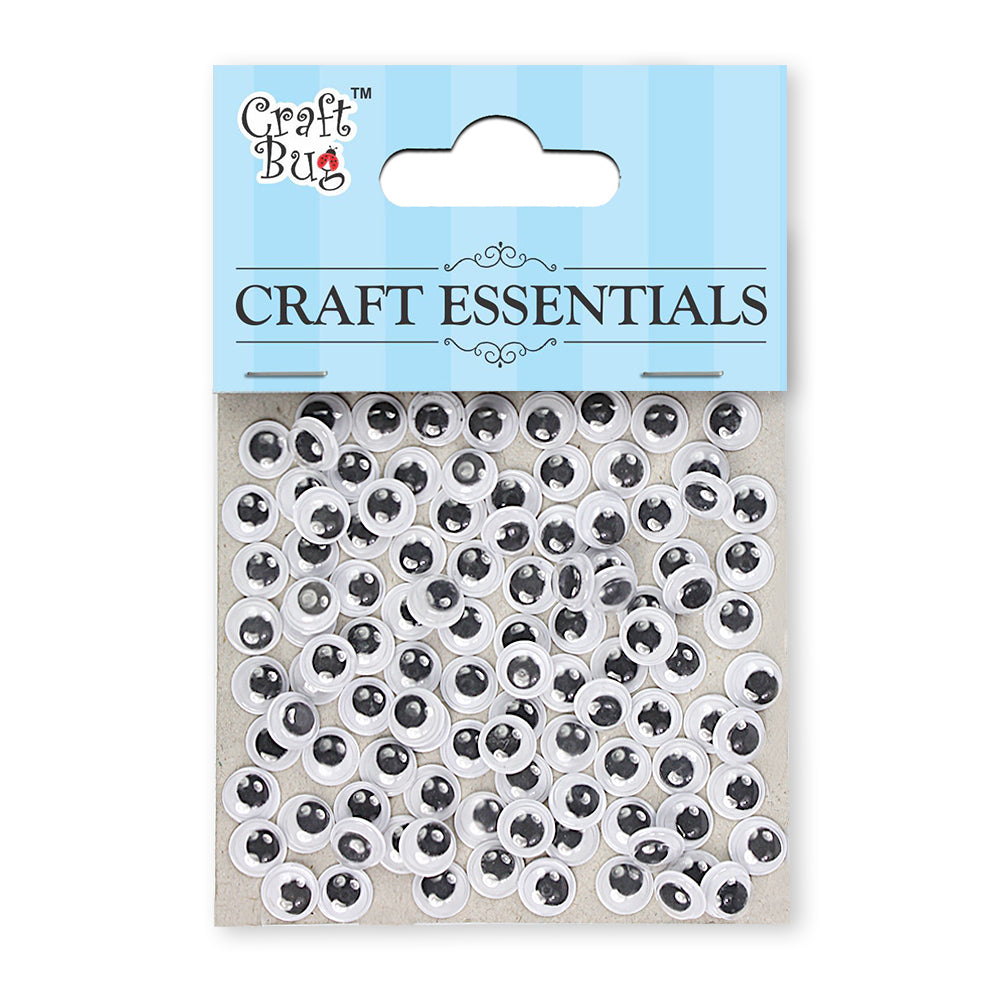 Googly Eyes, not sticky, D: 12+14+20 mm, 18 asstd./ 1 pack [HOB