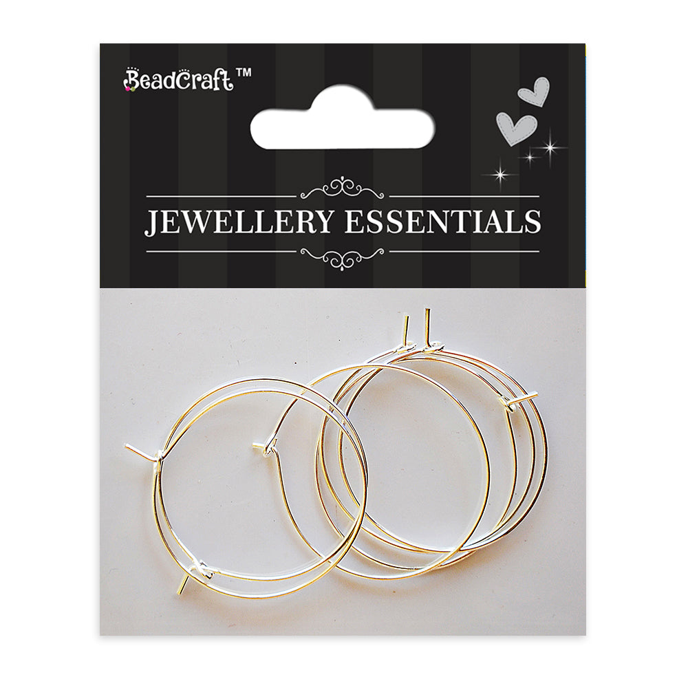 how to use hoop earring findings