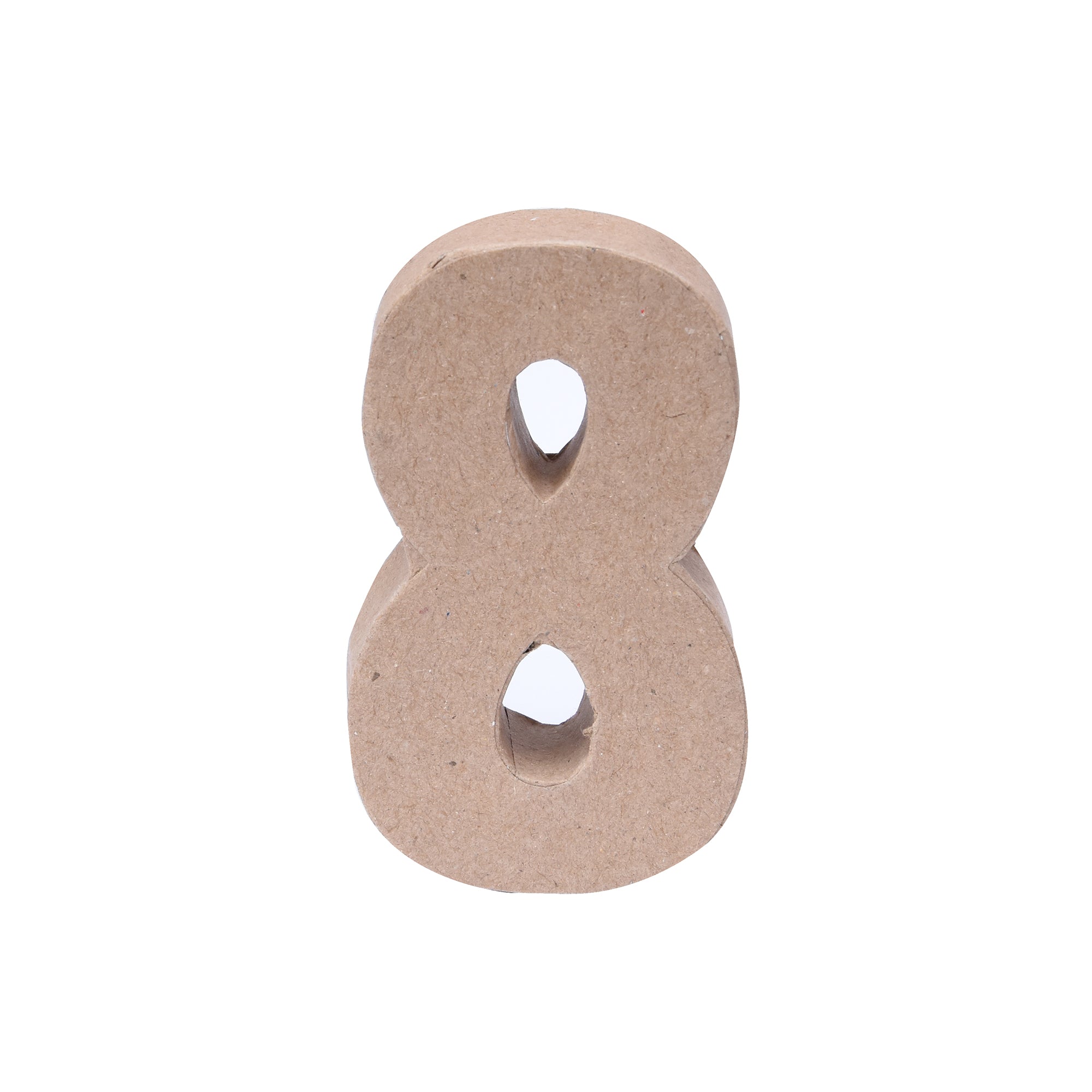 Papier Mache Number, 4 inch, 1