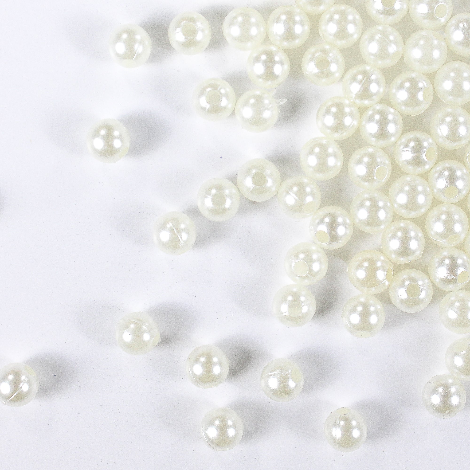 Pearl Beads Plastic 5Mm White 20Grm Pbhc Ib – Itsy Bitsy