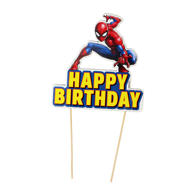 Spiderman Birthday Cake Topper, 10inch, 250GSM, 1pc – Itsy Bitsy