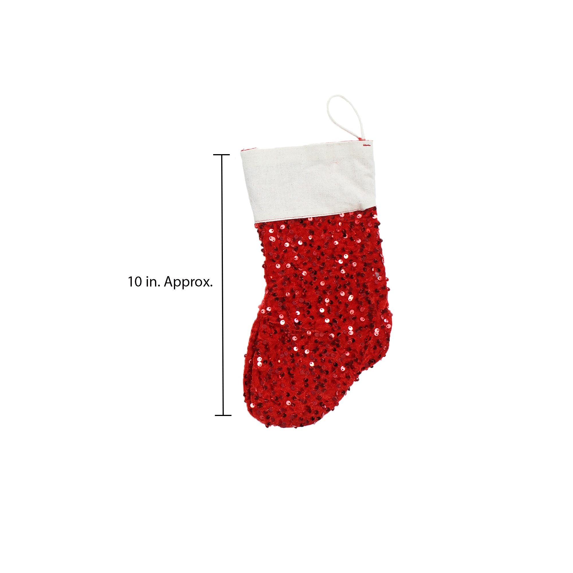 Holiday, Set Of Four Large Craft Holiday Stockings