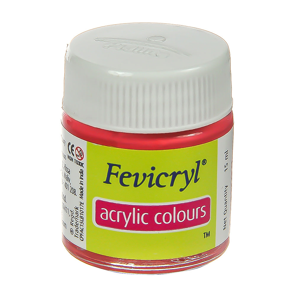 Fevicryl Acrylic Colours - Salmon Pink, 15ml, 1pc – Itsy Bitsy