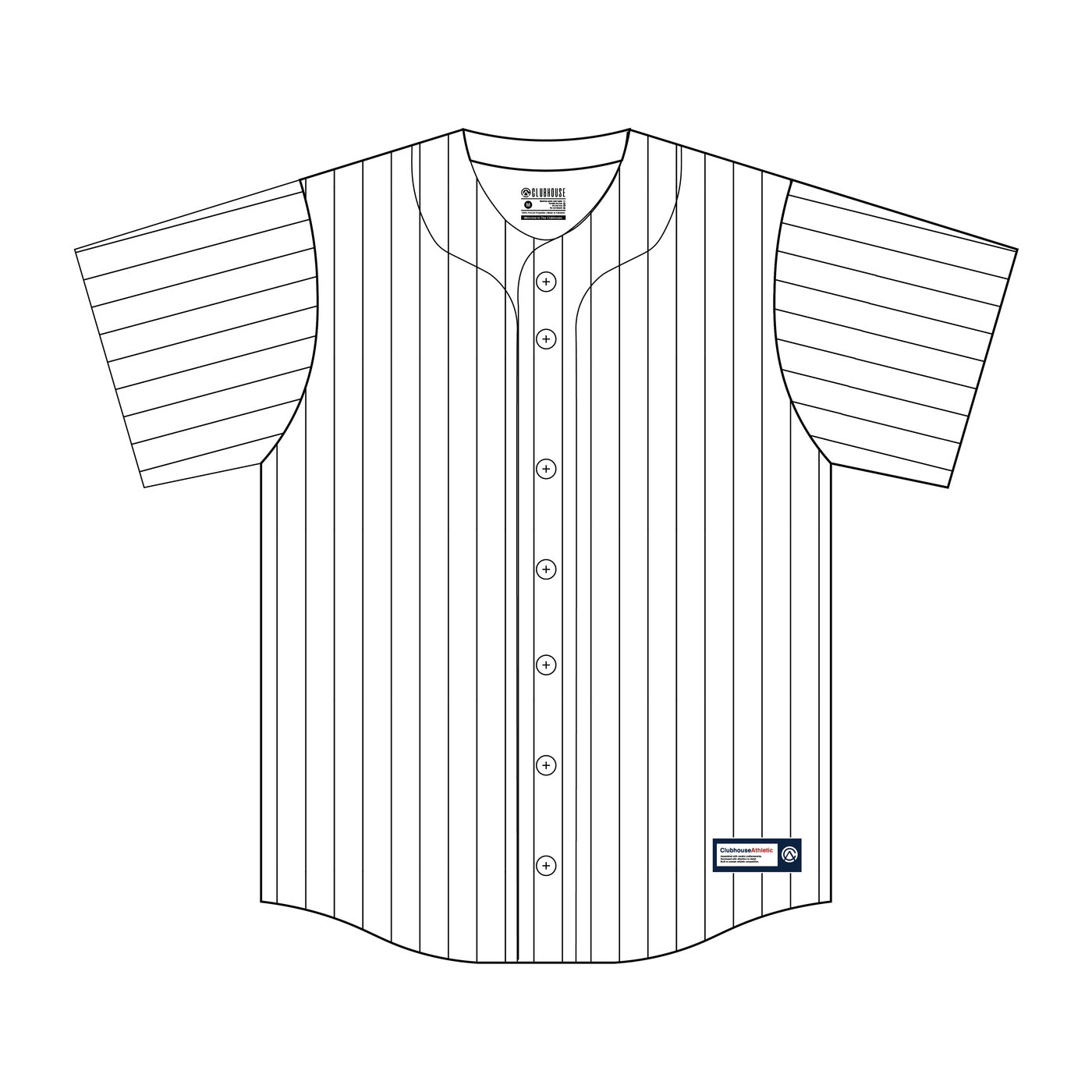 Design Custom Augusta Pinstripe Full Button Baseball Jerseys Online at  CustomInk