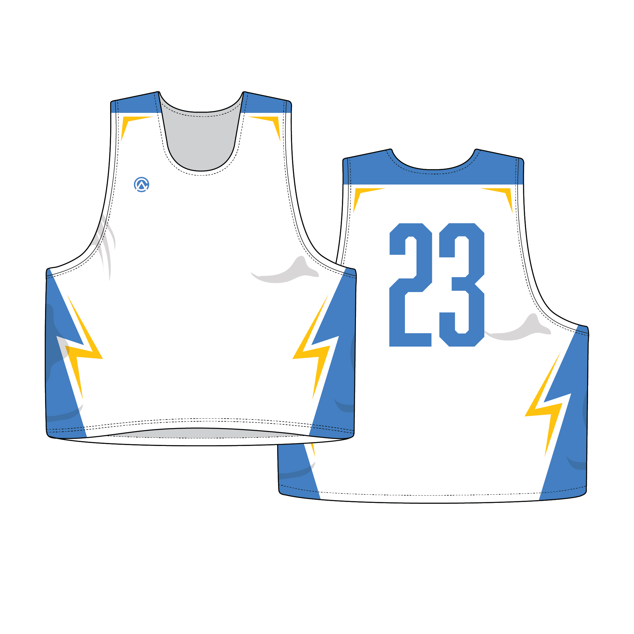 Clubhouse Original: Lightning Lacrosse Pinnie – Clubhouse Athletic