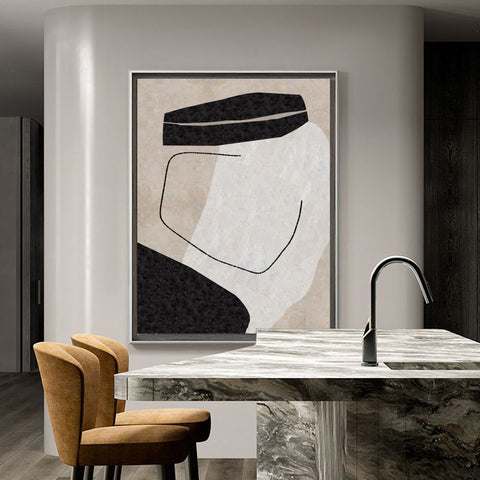 Original Mininalist Geometric Wall Art For Kitchen Room - Artexplore