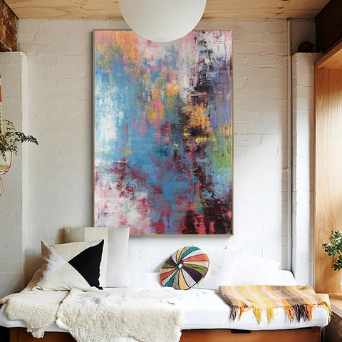 How To Choose affordable Modern Paintings For Living Room-artexplore