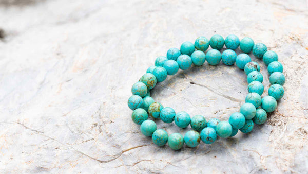 Bracelet en perles de turquoise