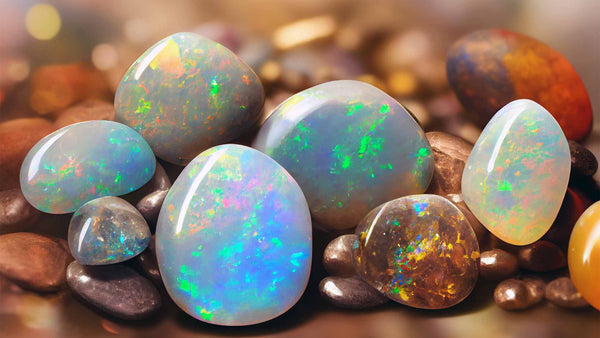 opale reflet de couleurs