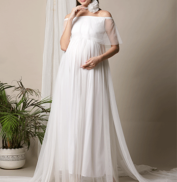 Buy Maternity Photoshoot Gowns Online India
