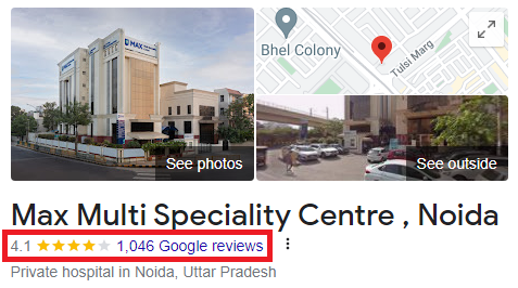 Max Multi Speciality Centre - Google review
