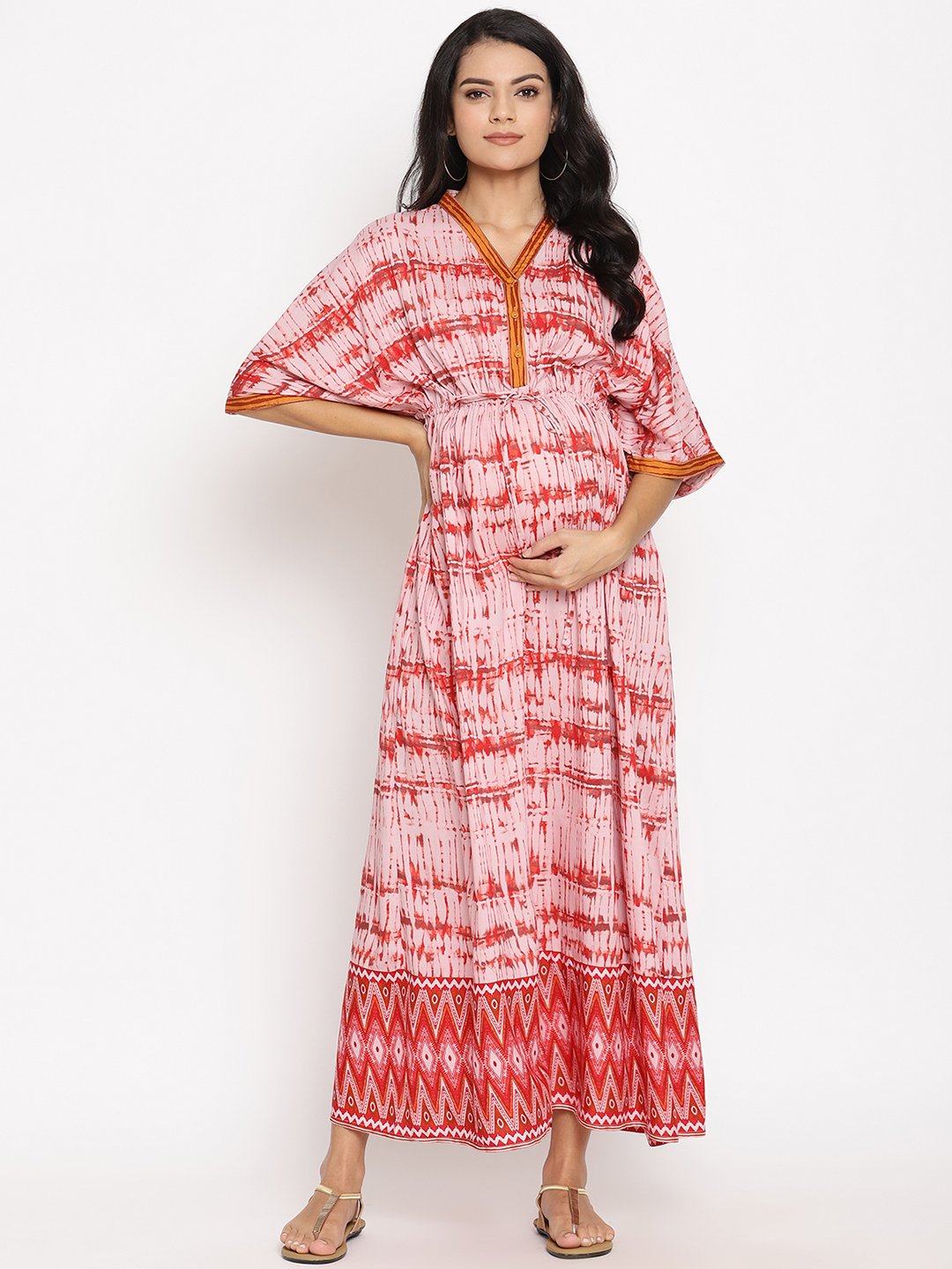 Buy Tribal Print Maternity Kaftan