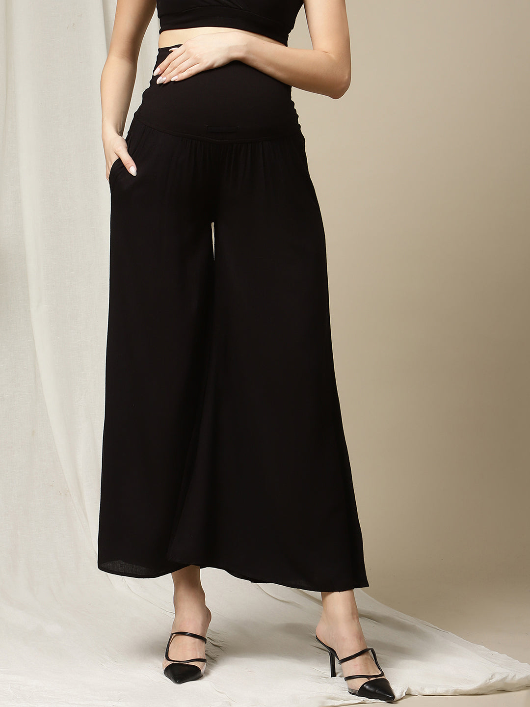 Buy Maternity Palazzo Pants - Black