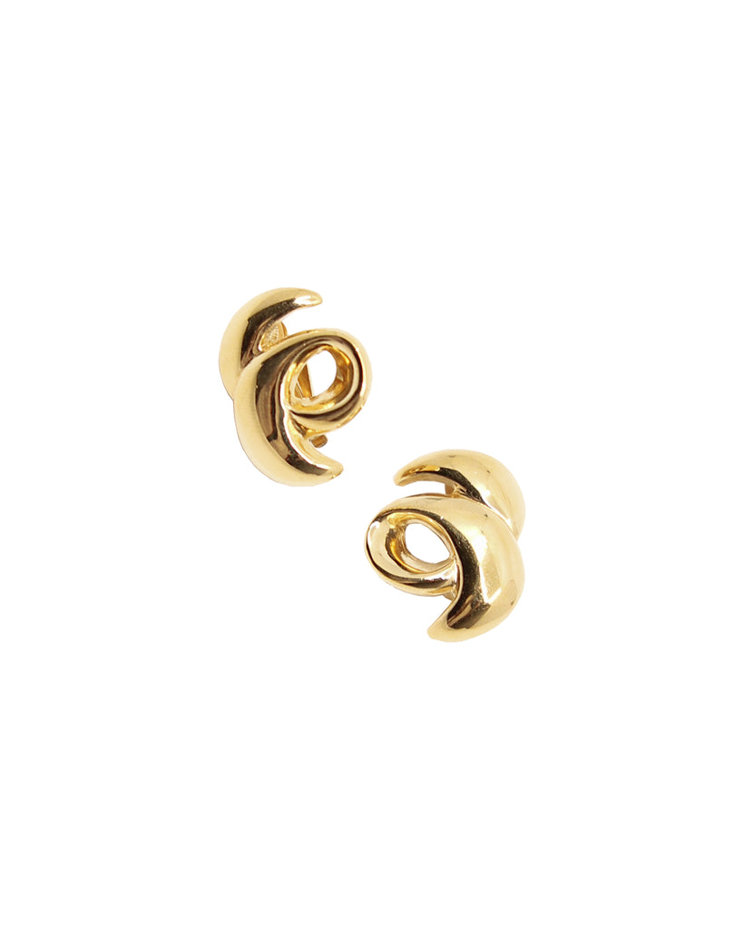 Vintage Gold Celine Ball Earrings – The Hosta