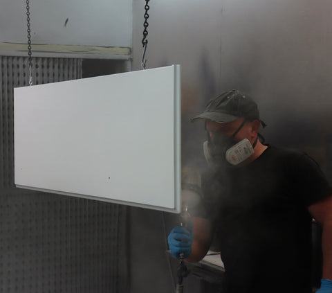 Spraying the Cabinet 4