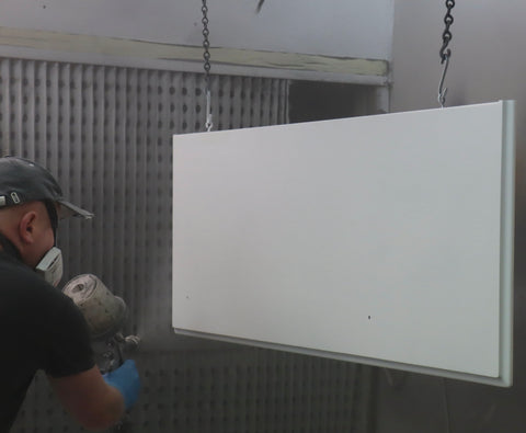 Spraying the Cabinet 5