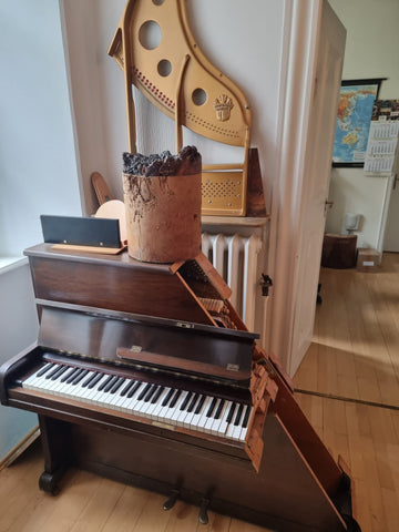 Exhibition Piano With Interior Action Revealed