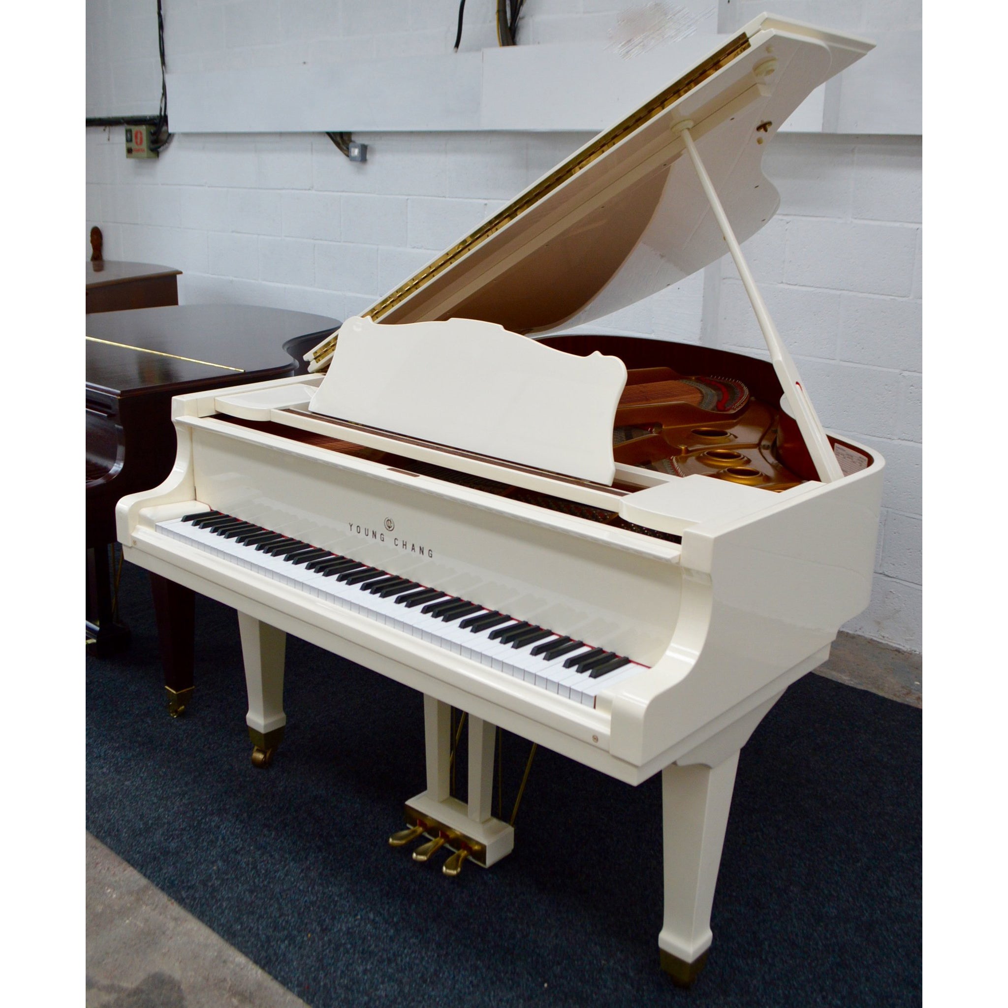 used young chang upright piano