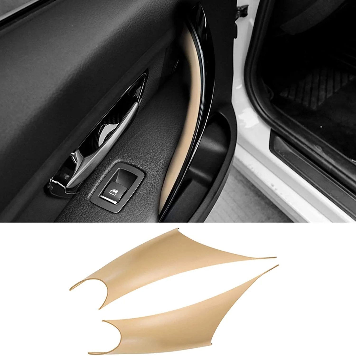2PCS Car Door Handles for BMW 3/4 Series-F30/F31/F32/F36-Black| Jaronx