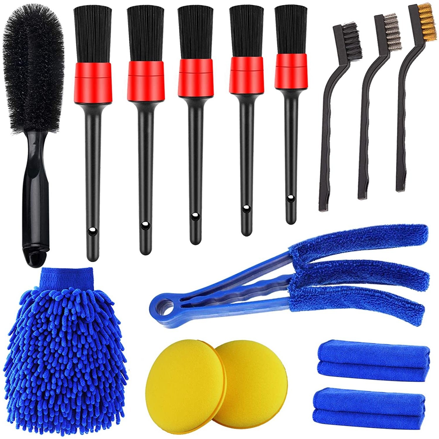 27PCS Car Polishing Pad Kit - Buffing Pads - Power Scrubber | Jaronx