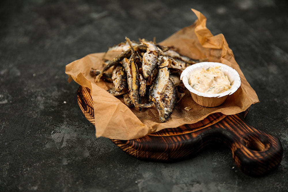 Fried vendace is a delicious Eastern Finnish fast food. 