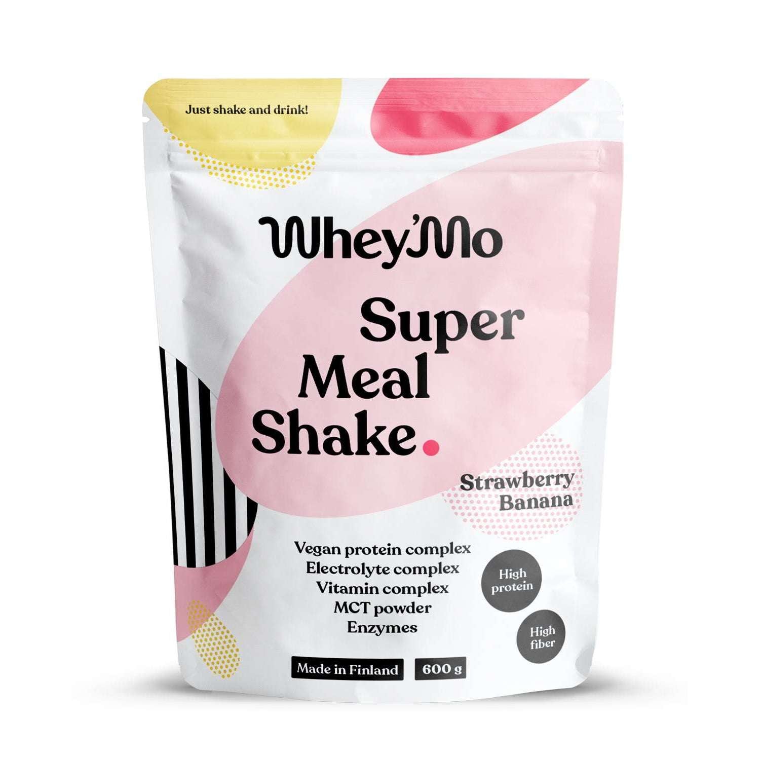 Whey'Mo Super Meal Shake Strawberry Banana