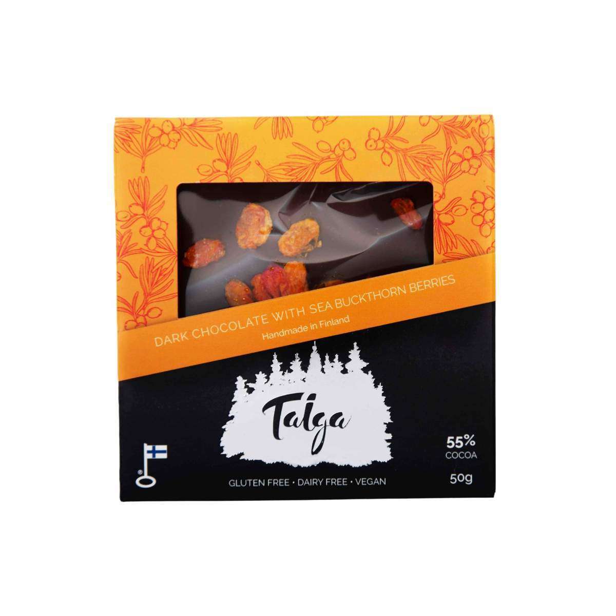 Taiga Dark Chocolate With Sea Buckthorn