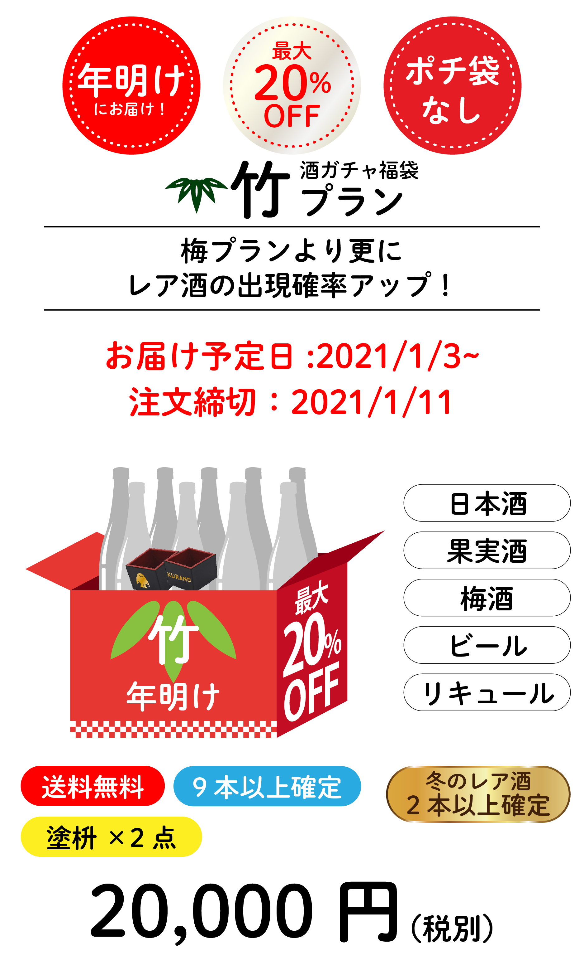 Kurand 酒ガチャ福袋 21 酒 日本酒の通販ならkurand クランド