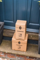 Thornbridge Delivery Packages on a customers doorstep 