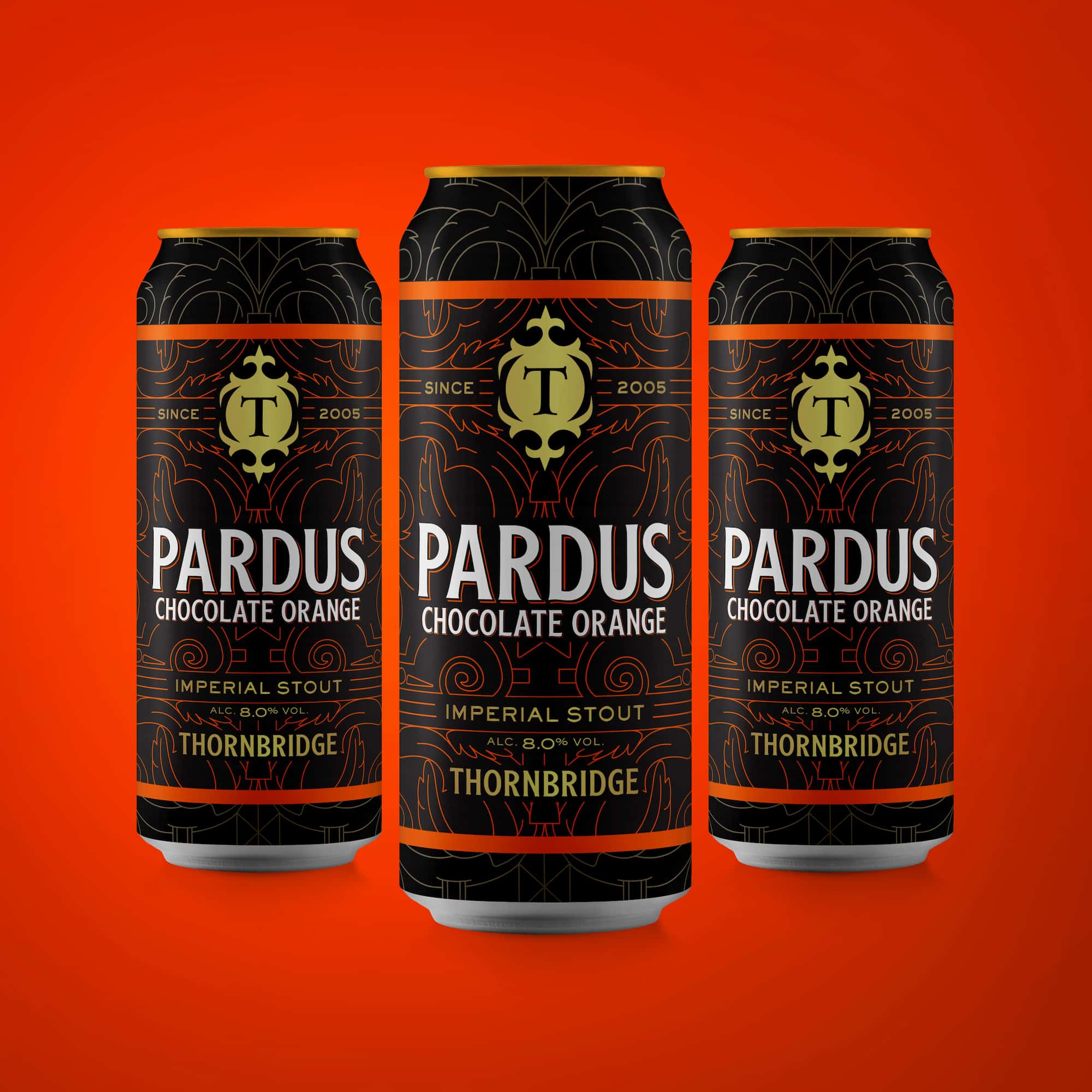 Pardus Chocolate Orange, 8% Imperial Stout 12 x 440ml cans