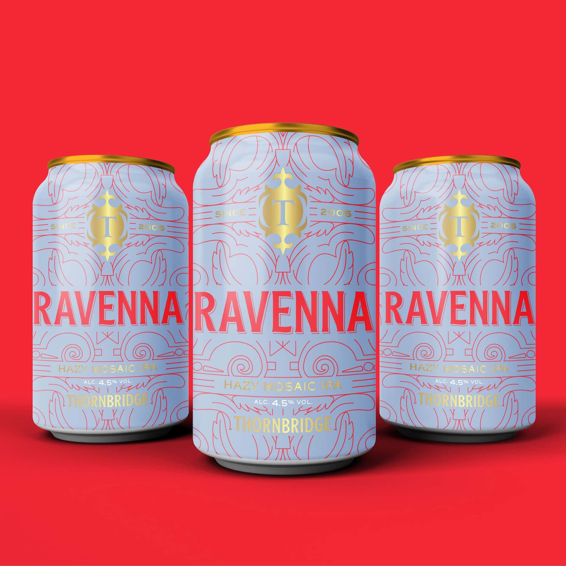 Ravenna, 4.5% Hazy Mosaic Pale Ale 12 x 330ml cans