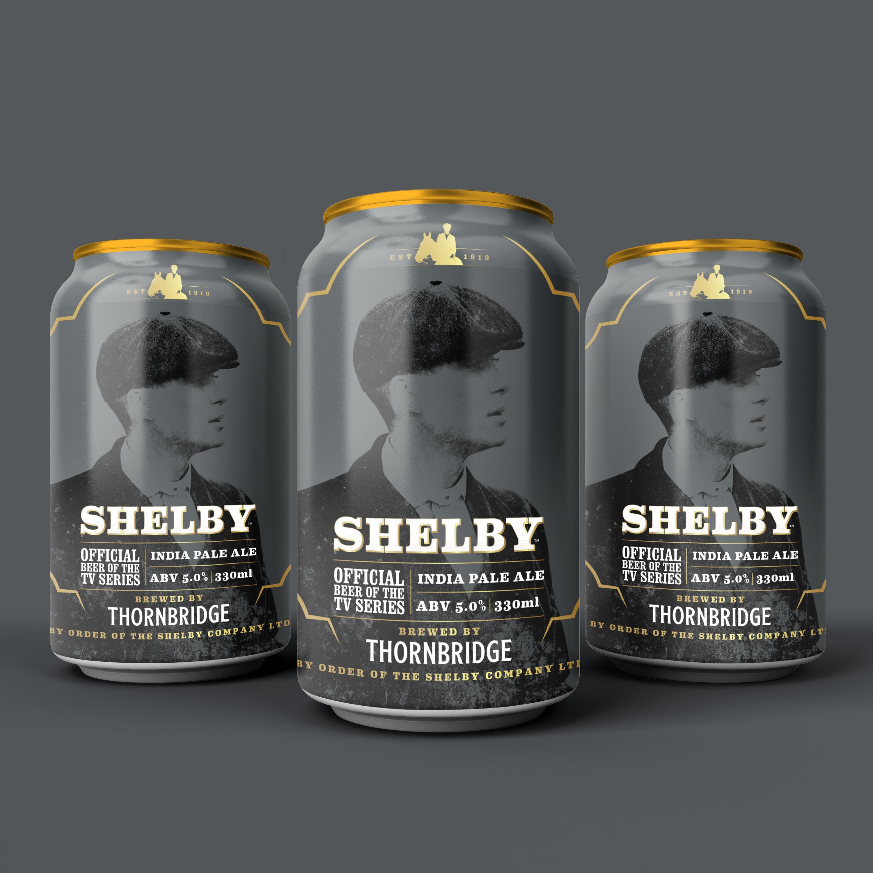 Shelby - The Official Beer of the Peaky Blinders TV Series - 5% IPA 12 x 330ml cans