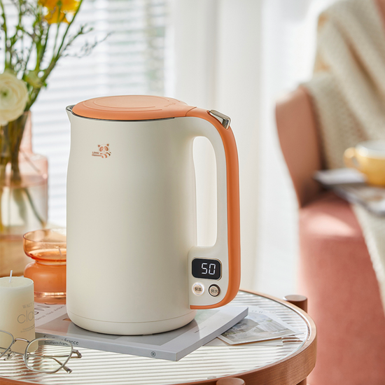 小浣熊 11档温控显温电热水壶 S/S Electric Kettle w/11 Temp. 1.7L 1500W