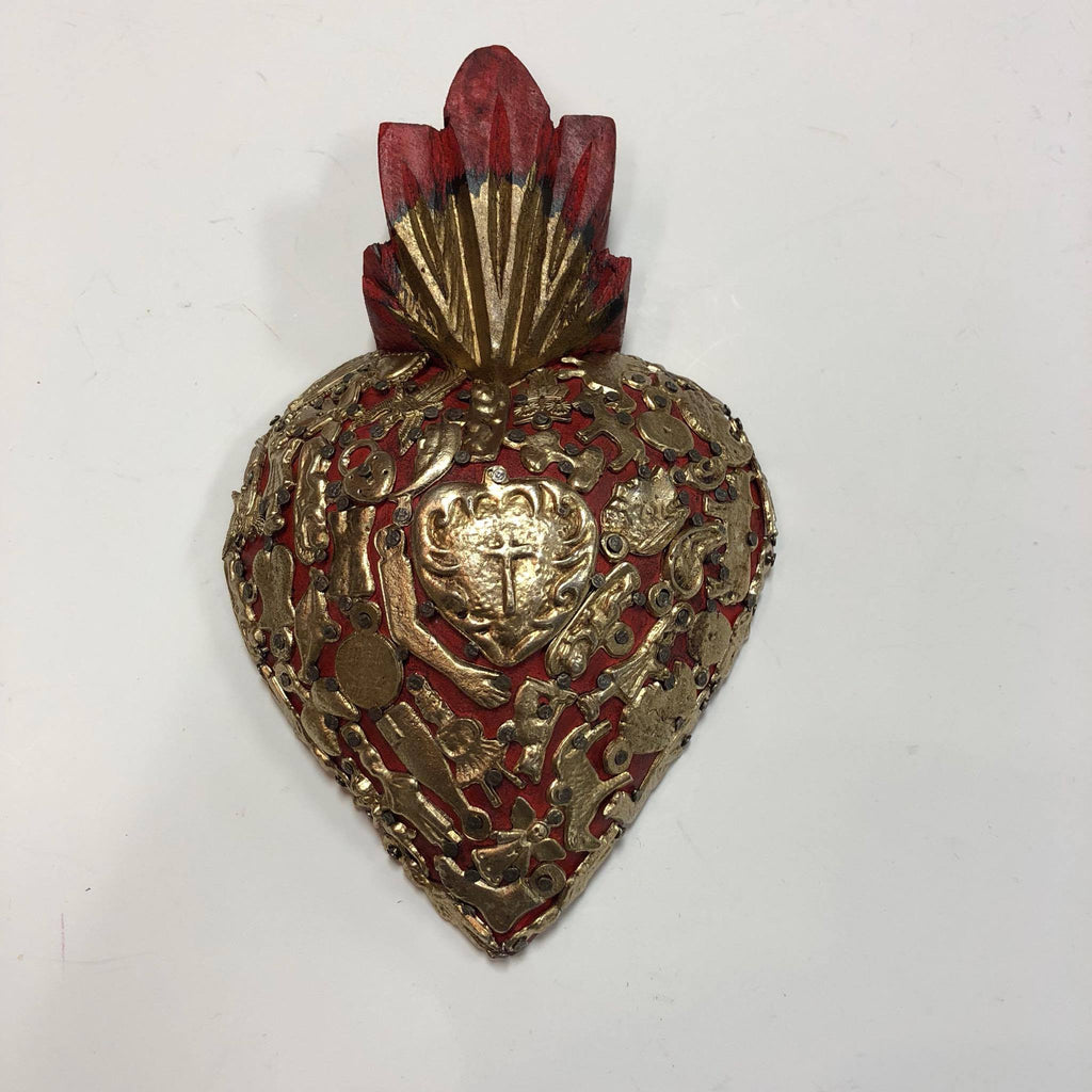 Painted Wooden Hearts – Casita del Pueblo