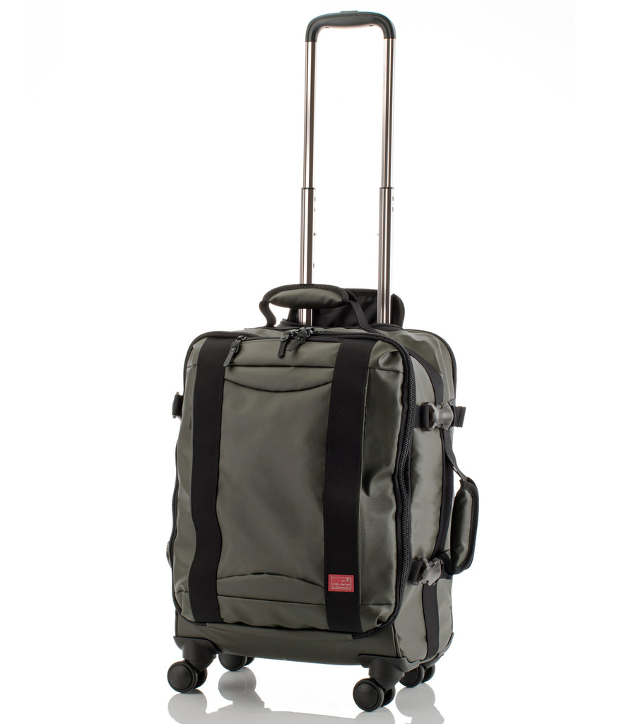 army green luggage