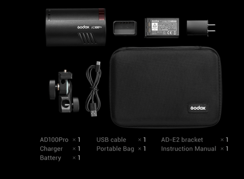 Godox AD100 Pro -Pocket Flash Details