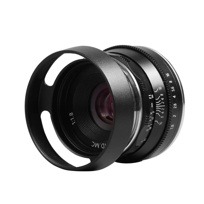 Pergear 25mm F1.8 Manual Prime Fixed Lens Fujifilm/Sony/ M4/3 Cameras