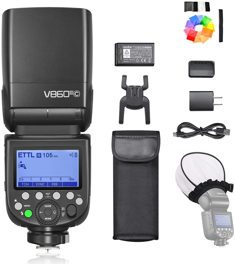 Godox Ving V860III Speedlight TTL Flash Kit for Canon, Sony, Fuji