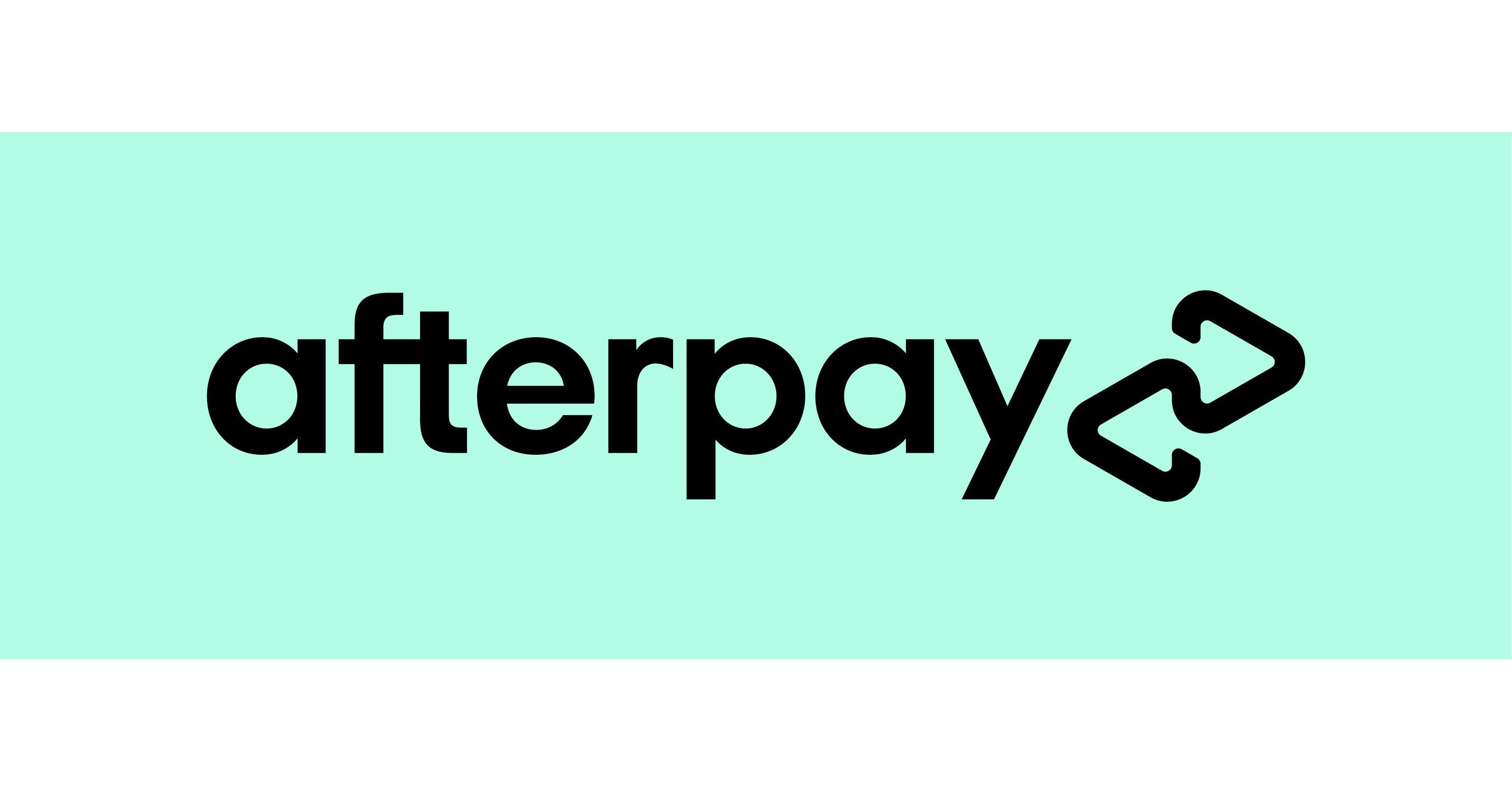 Afterpay logo buy now pay later cosmetics Australia