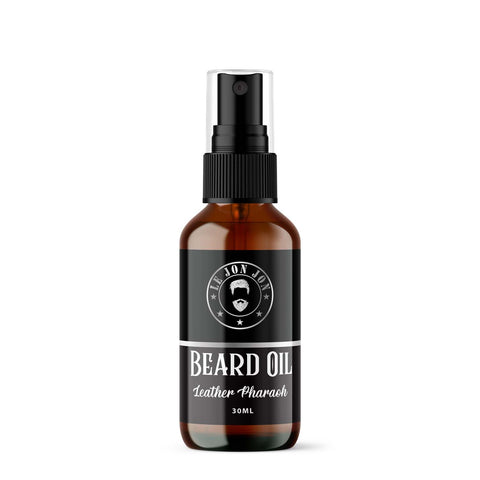 Leather pharaoh beard oil