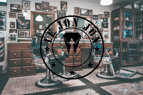 Lejonjon logo in barber shop