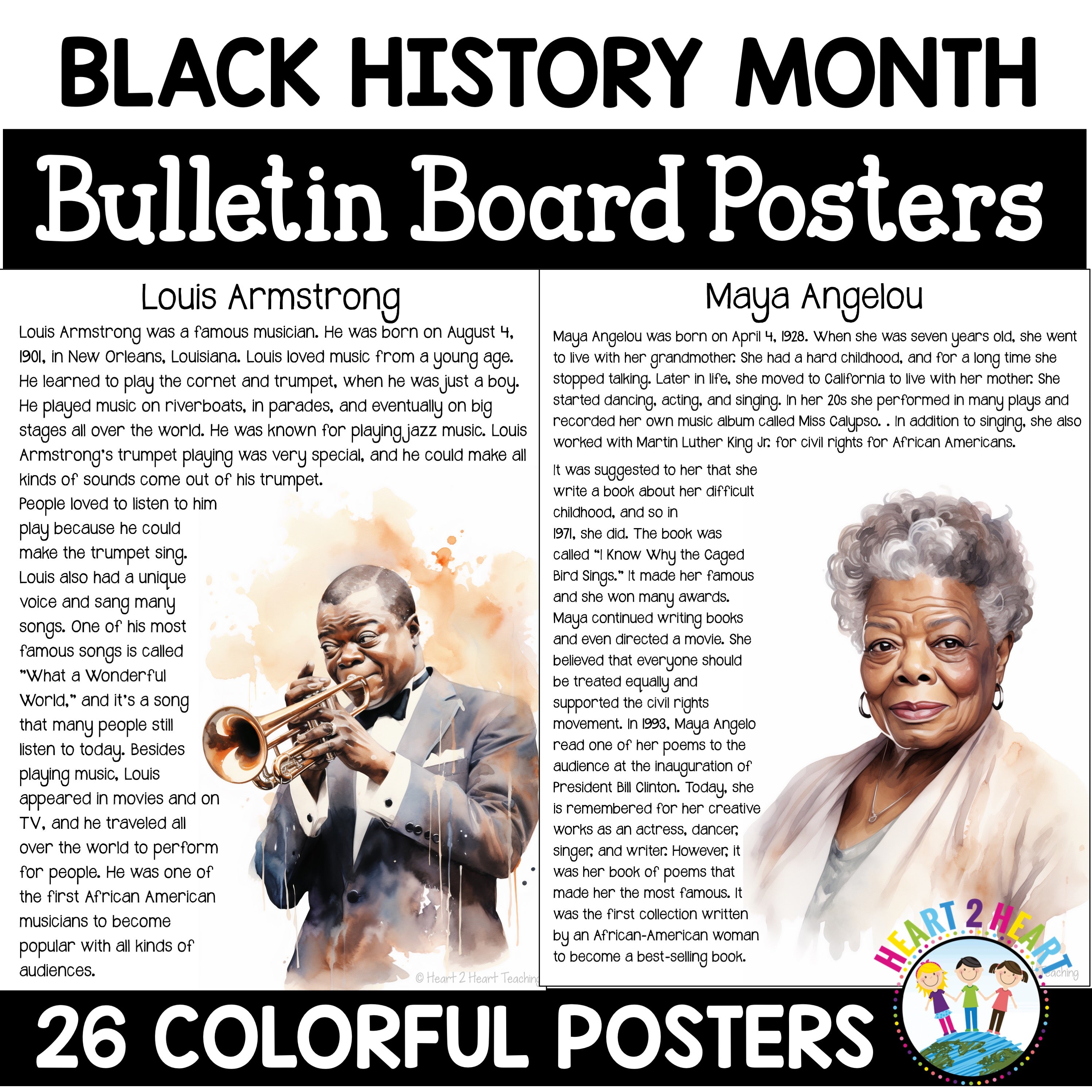 Black History Month Bulletin Board Posters