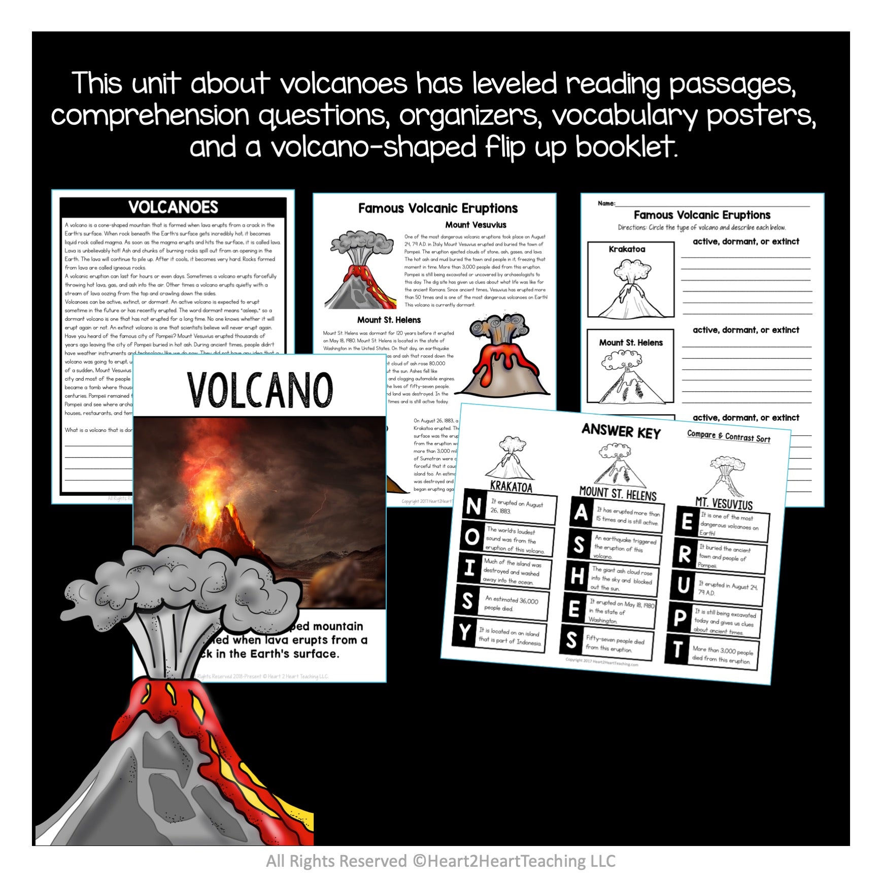 All About Volcanoes – Heart 2 Heart Teaching