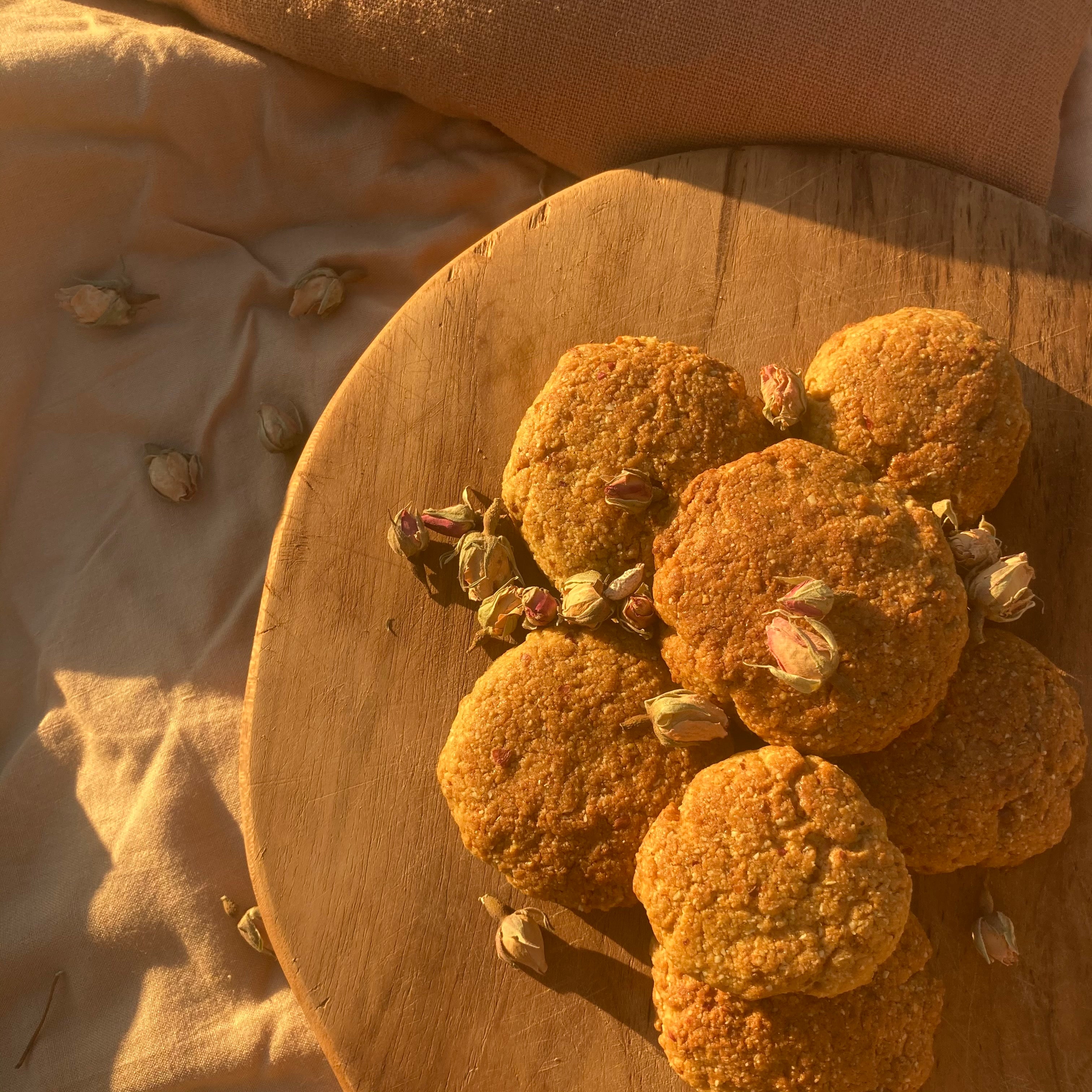 Rose Aswhagandha cookies