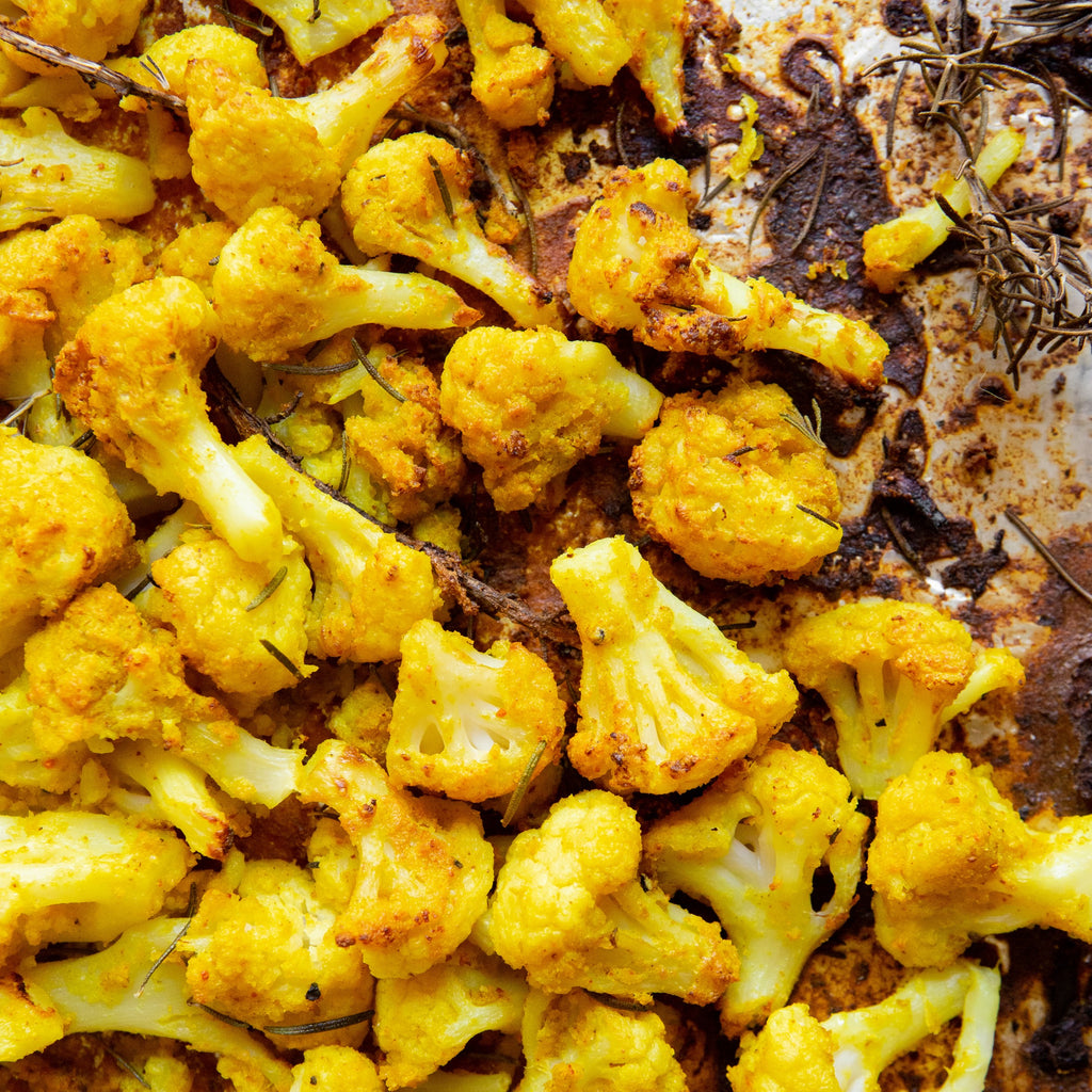 Cauliflower bites turmeric