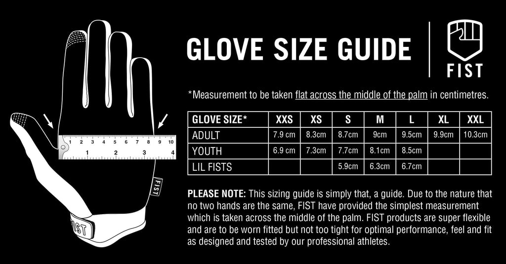 Gloves Sizing Chart