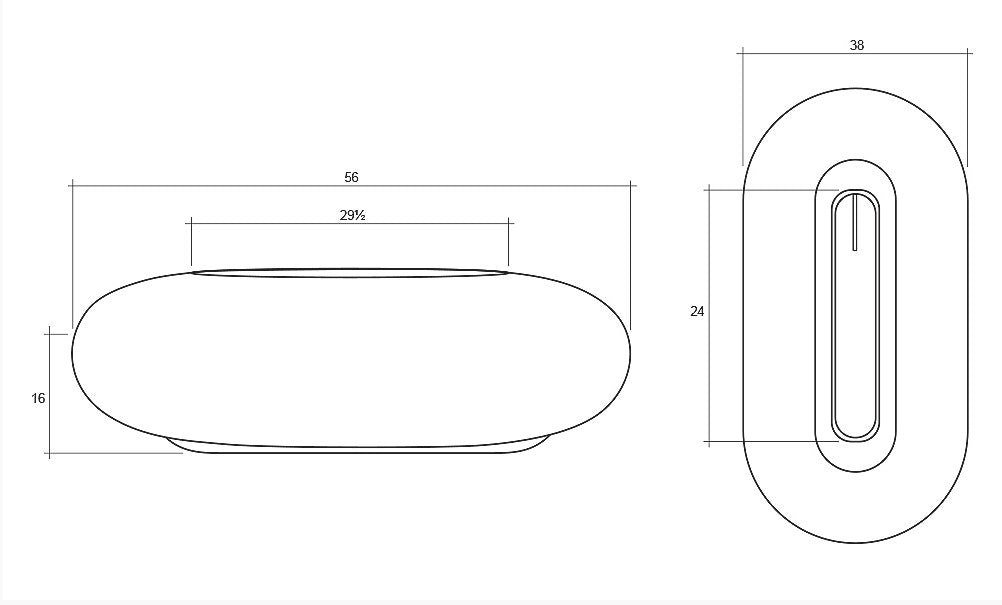 Pebble Fire Table Diagram