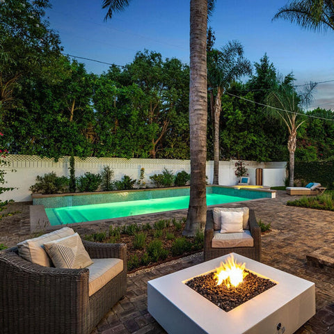 The-Outdoor-Plus-Cabo-Square-Fire-Pit-GFRC-Limestone-sofass and pool_square
