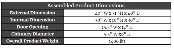 Vegas Product Dimensions
